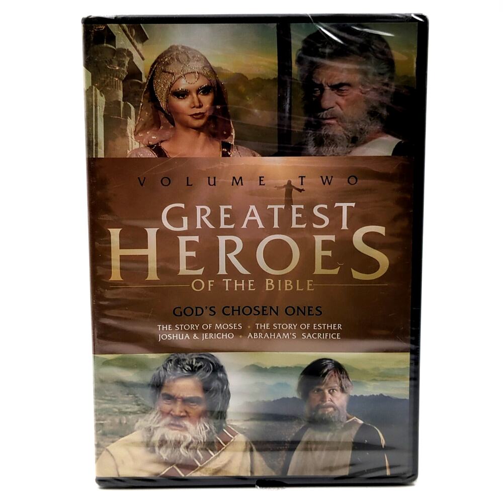 Greatest Heroes of the Bible Vol 2 God's Chosen Ones DVD NEW Sealed Paramount